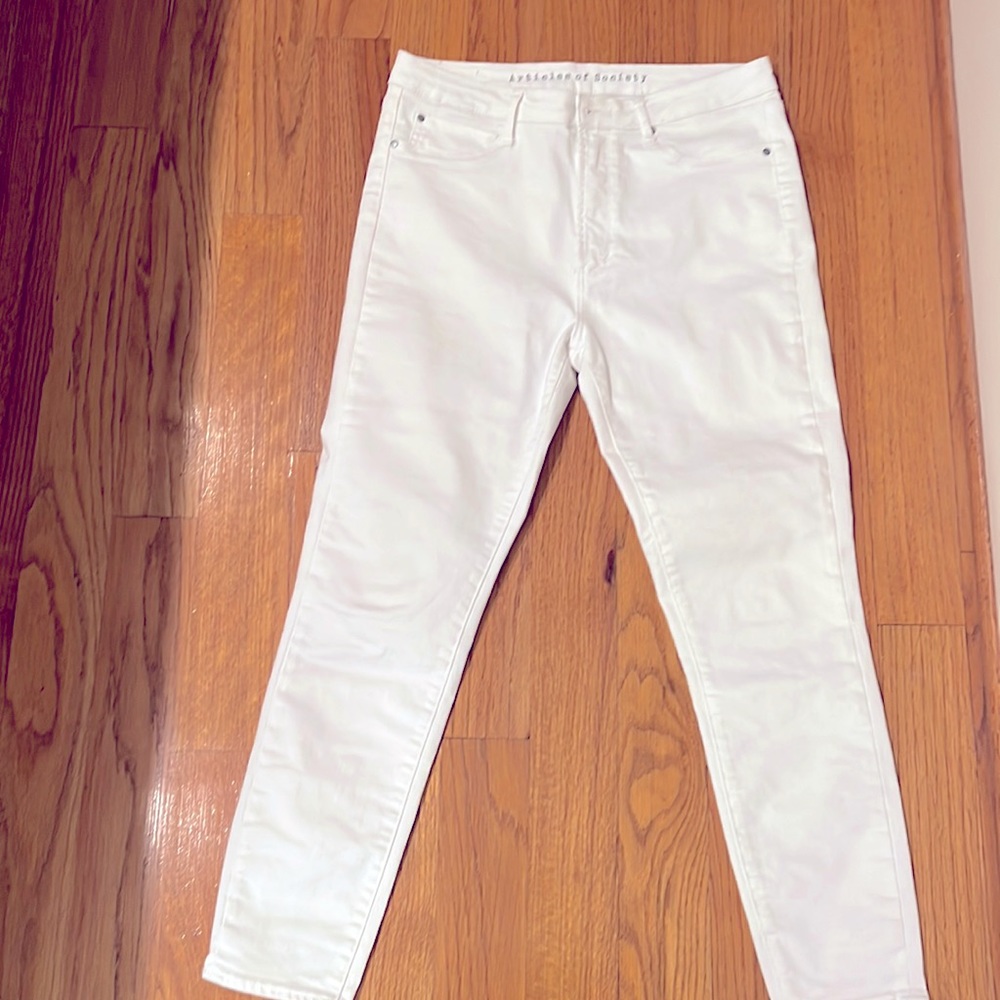 Articles of Society White straight Leg Jeans, Size 30